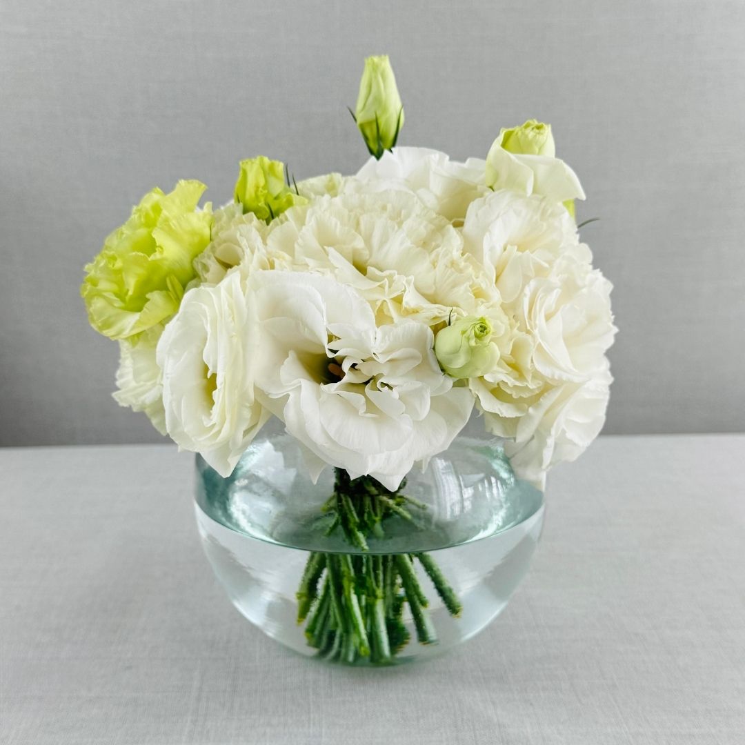FLORES LISIANTHUS BASE REDONDA