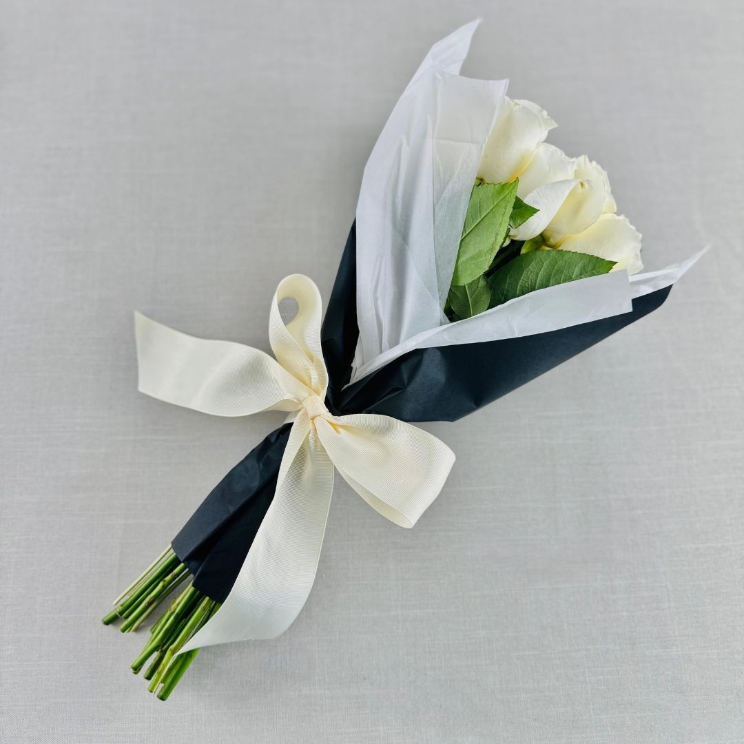 BOUQUET DE ROSAS BLANCAS