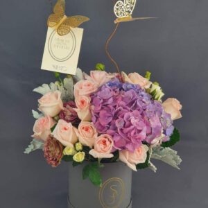 BOUQUET DE FLORES EN CAJA