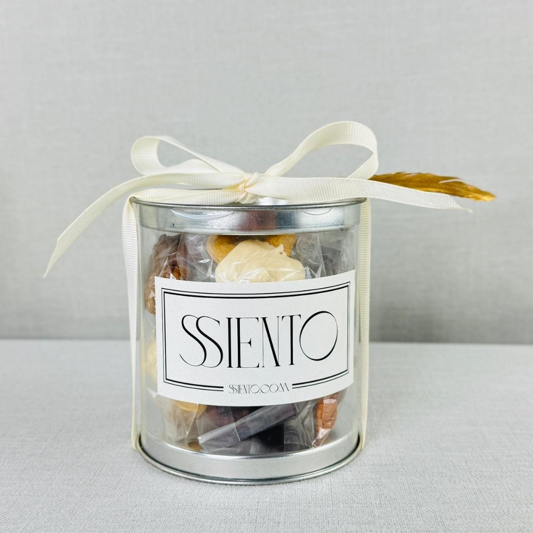 Botes con botanas mixtas en tamaño chico