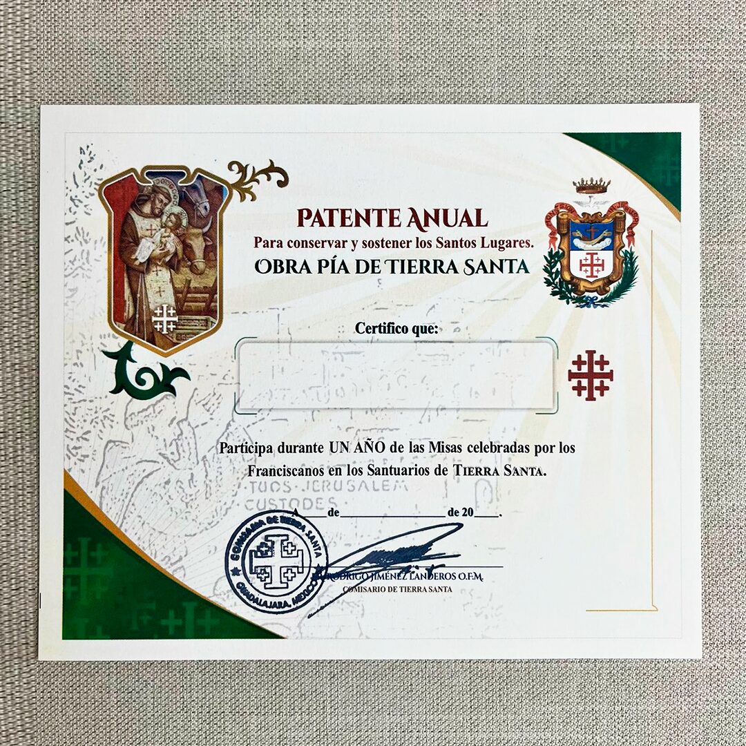 MISA OBRA PIA DE TIERRA SANTA