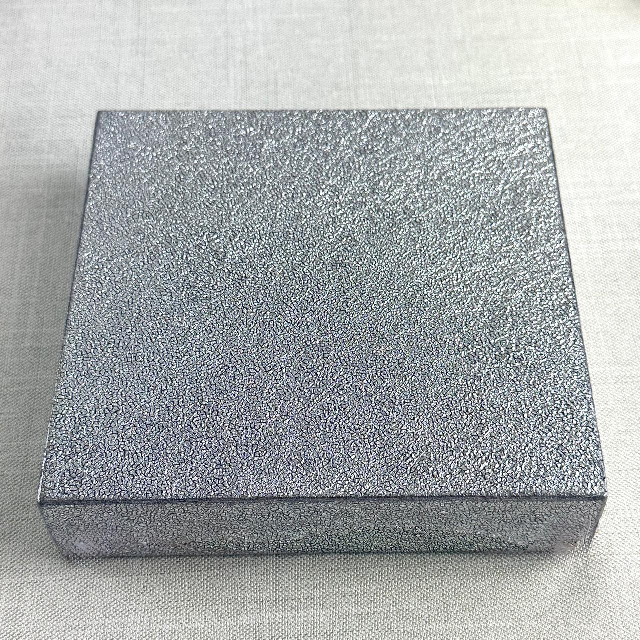 BASE PARA CIRIOS PIEL SINTÉTICA PLATEADA