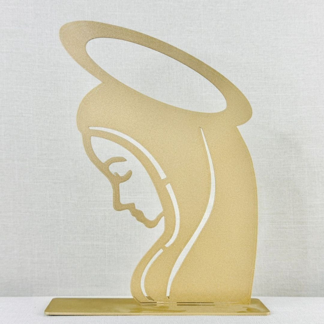 VIRGEN DE PERFIL DE ACERO grande