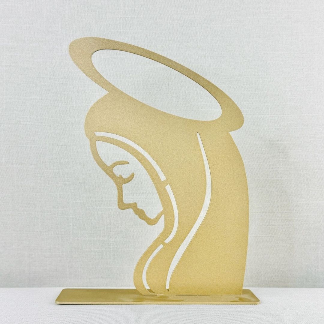 VIRGEN DE PERFIL DE ACERO mediano