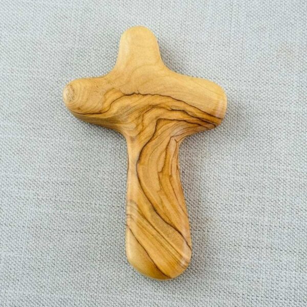 CRUZ DE MANO DE TIERRA SANTA EN TAMAÑO GRANDE