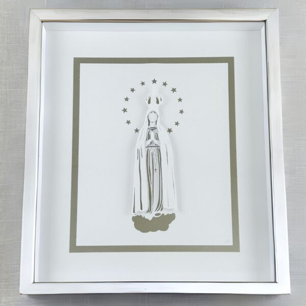 Virgen de Fatima blanca