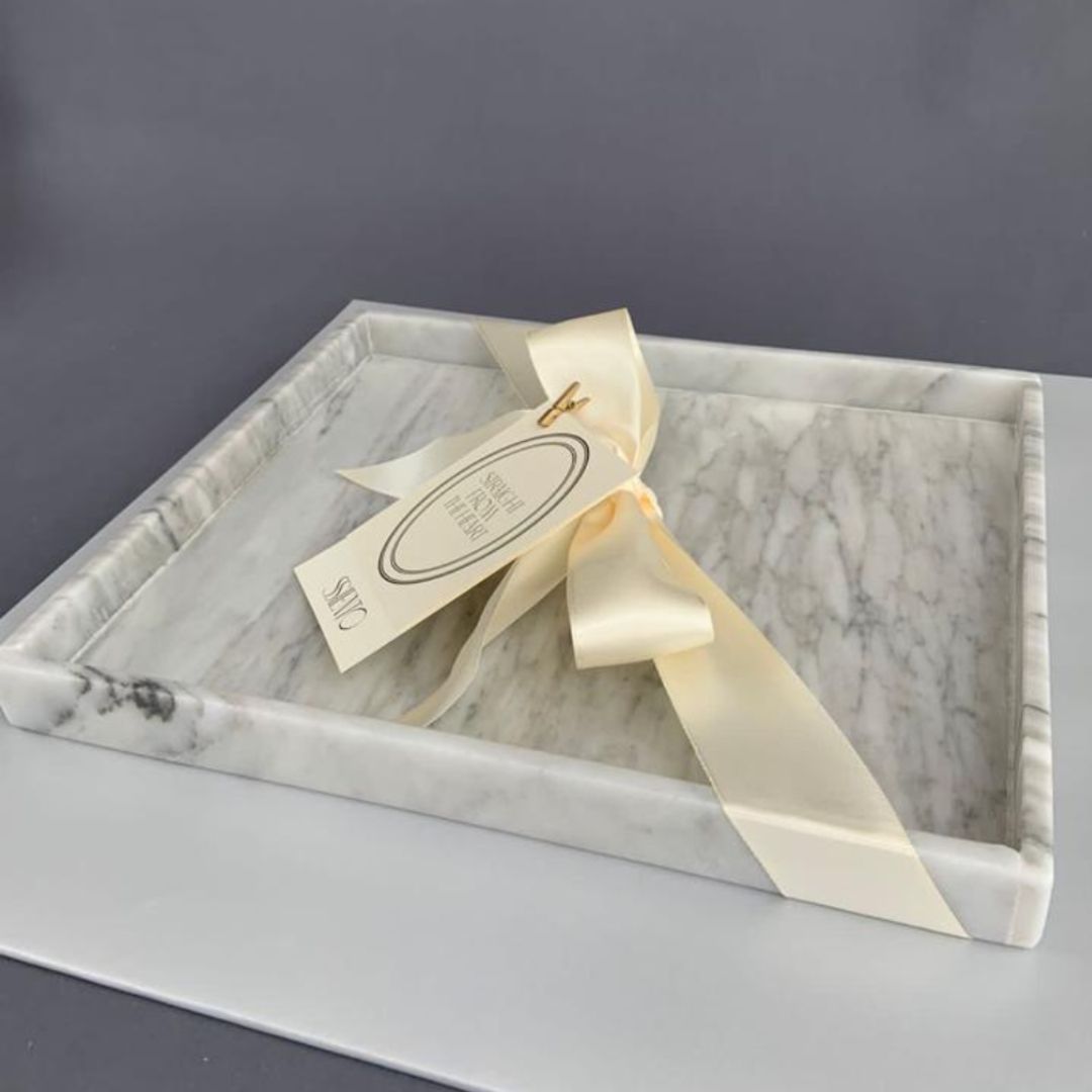 Charola de mármol neg