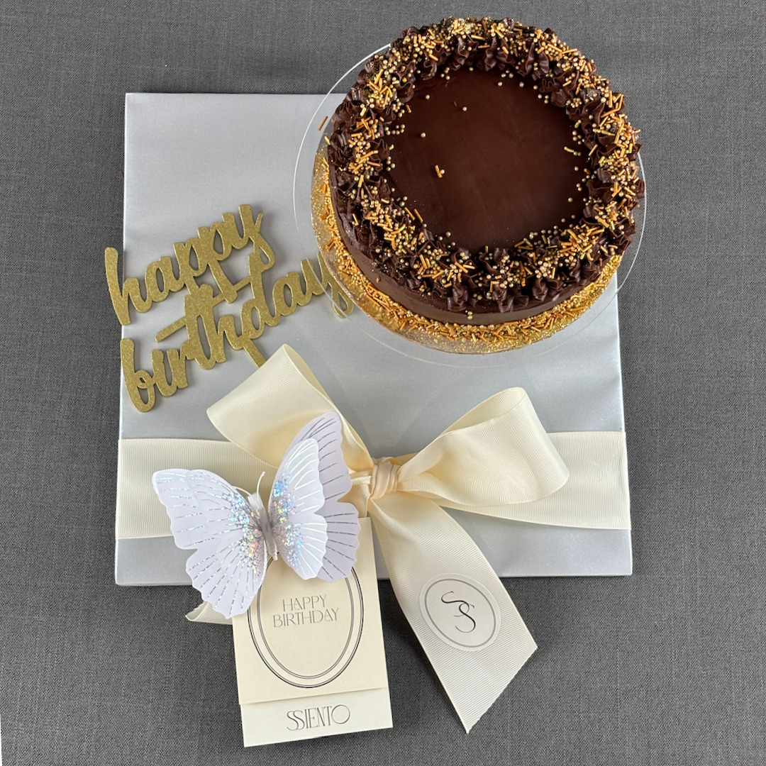 PASTEL DE CHOCOLATE CON PERLAS - Imagen 2