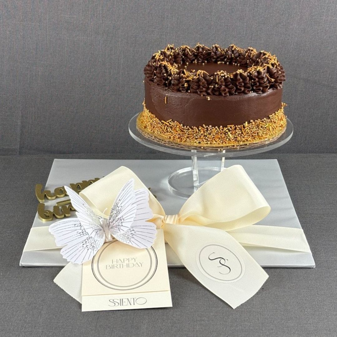 PASTEL DE CHOCOLATE CON PERLAS