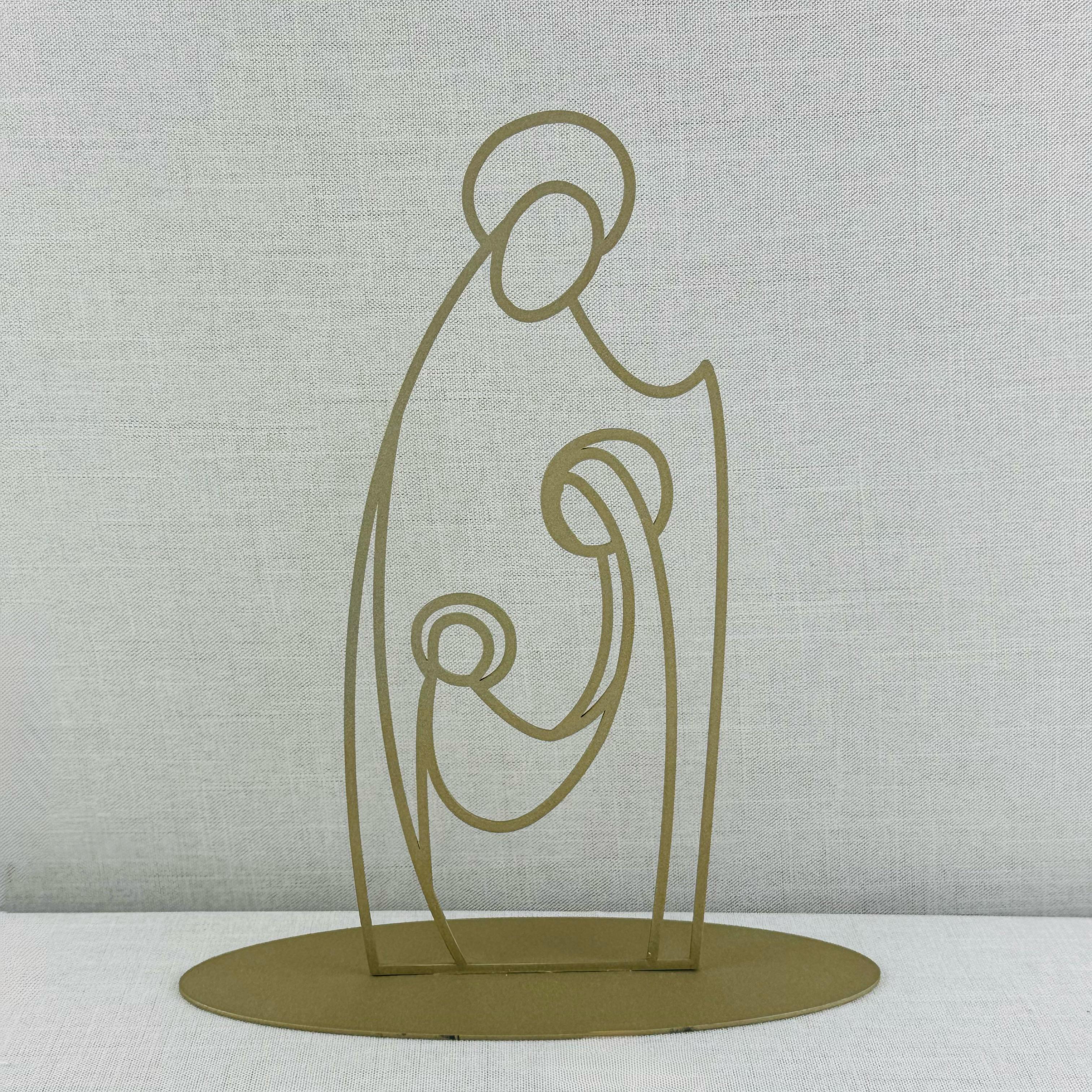 SAGRADA FAMILIA SAN JOSÉ PROTECTOR EN ACERO - Imagen 2