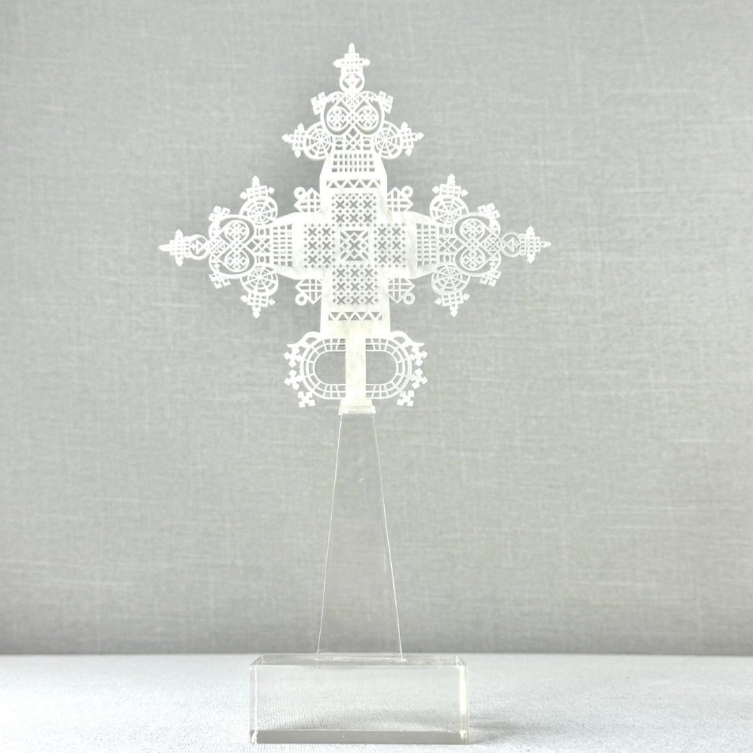 CRUZ DE ACRÍLICO NACARADA chico