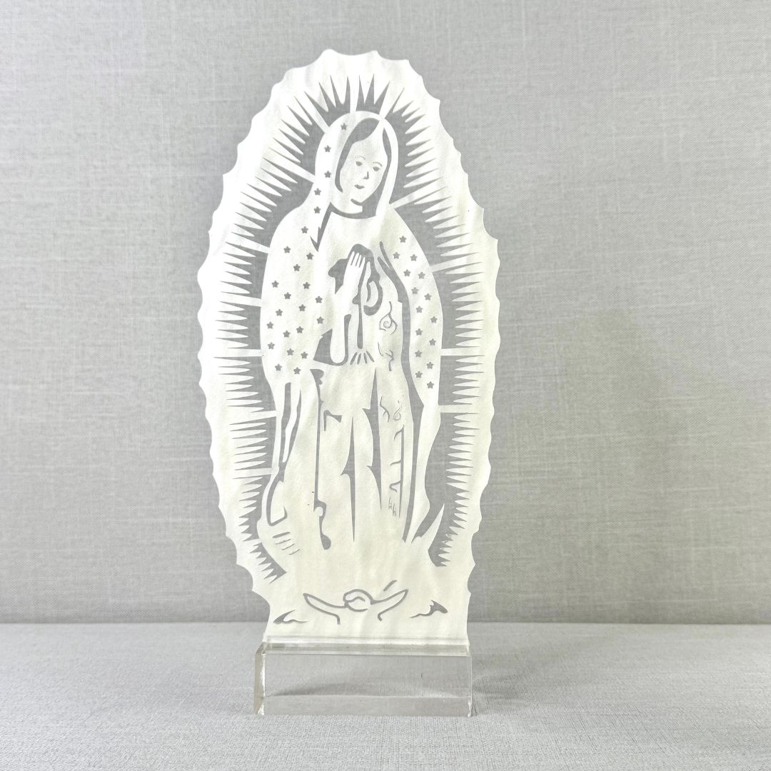 VIRGEN DE ACRÍLICO NACARADAS mediana