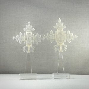 CRUZ DE ACRÍLICO NACARADA