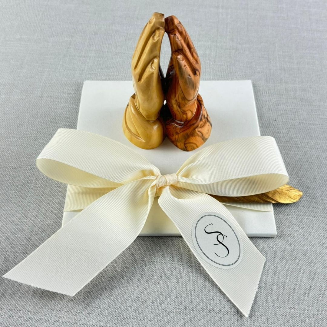 MANOS TIERRA SANTA EN TAMAÑO CHICO CON LAZO