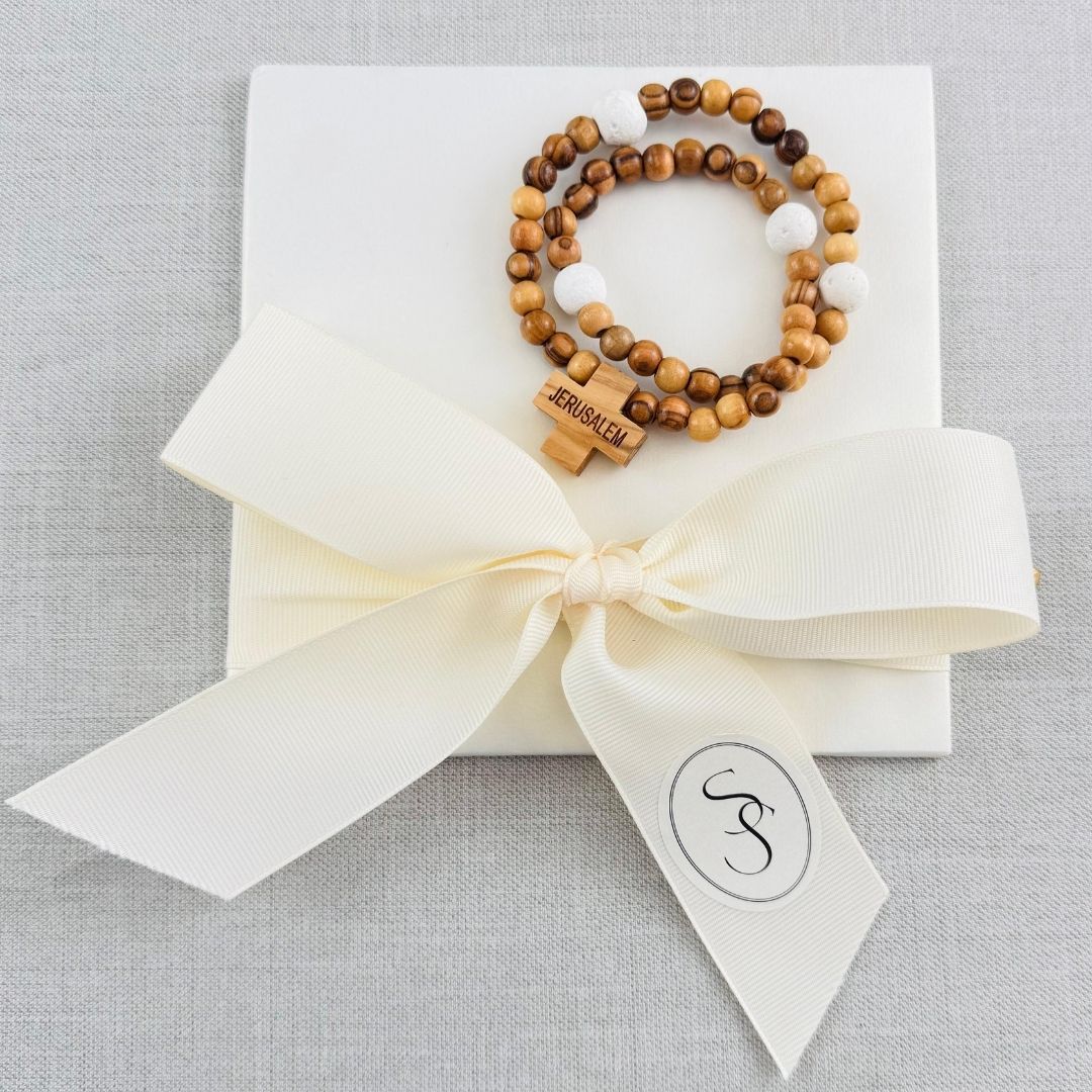 ROSARIO TIERRA SANTA CON LAZO