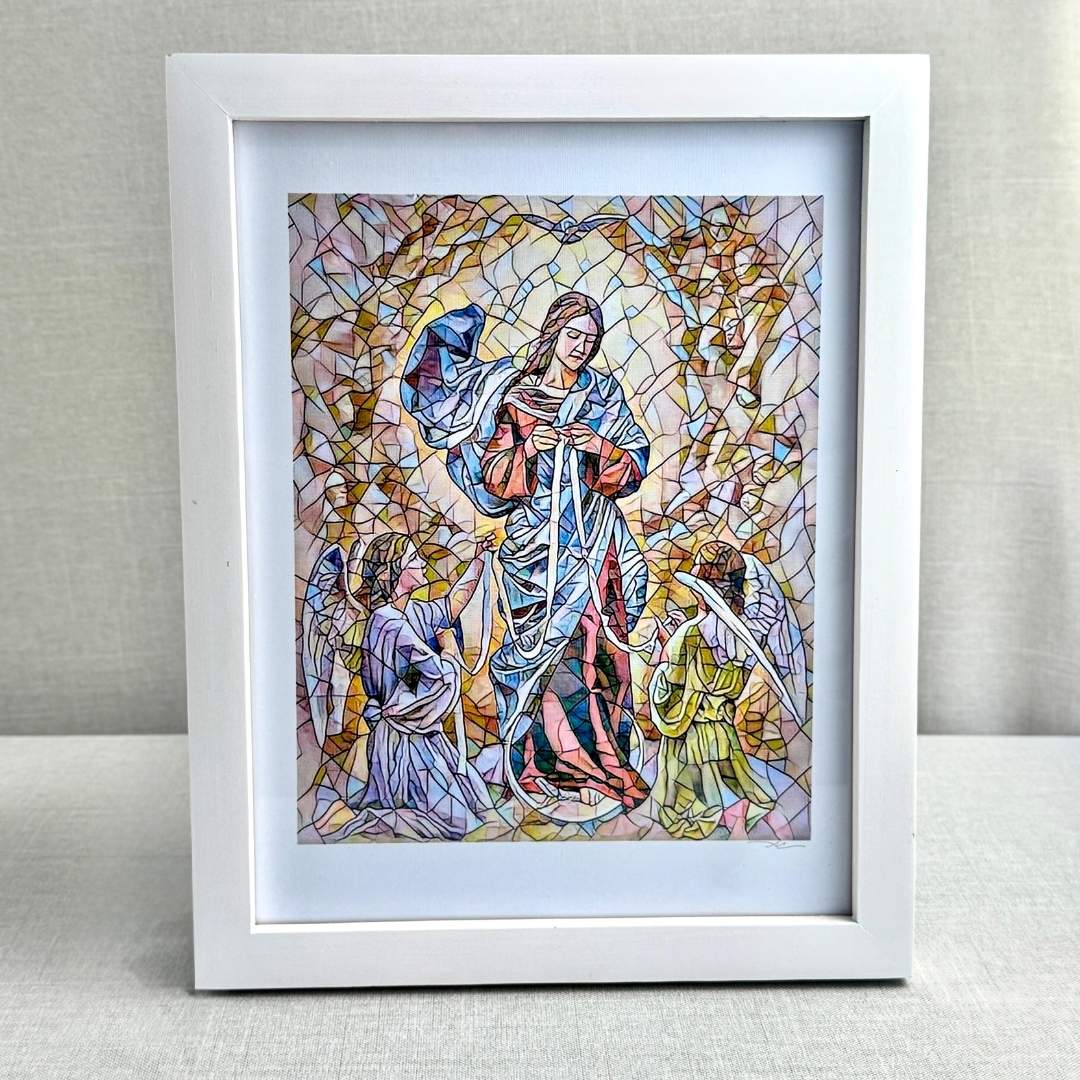 CUADRO VIRGEN DESATANUDOS ANTONIA CANTÚ