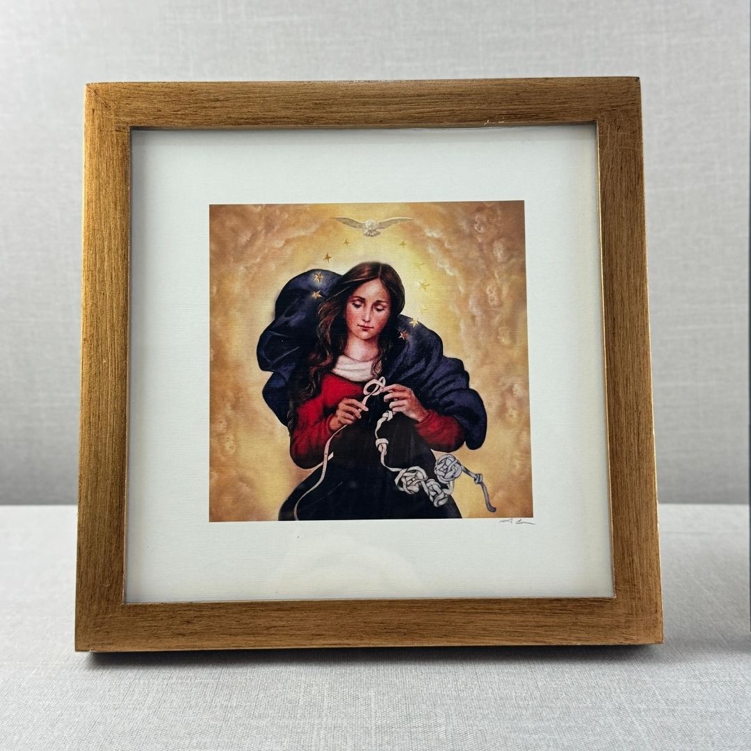 CUADRO VIRGEN DESATANUDOS ANTONIA CANTÚ