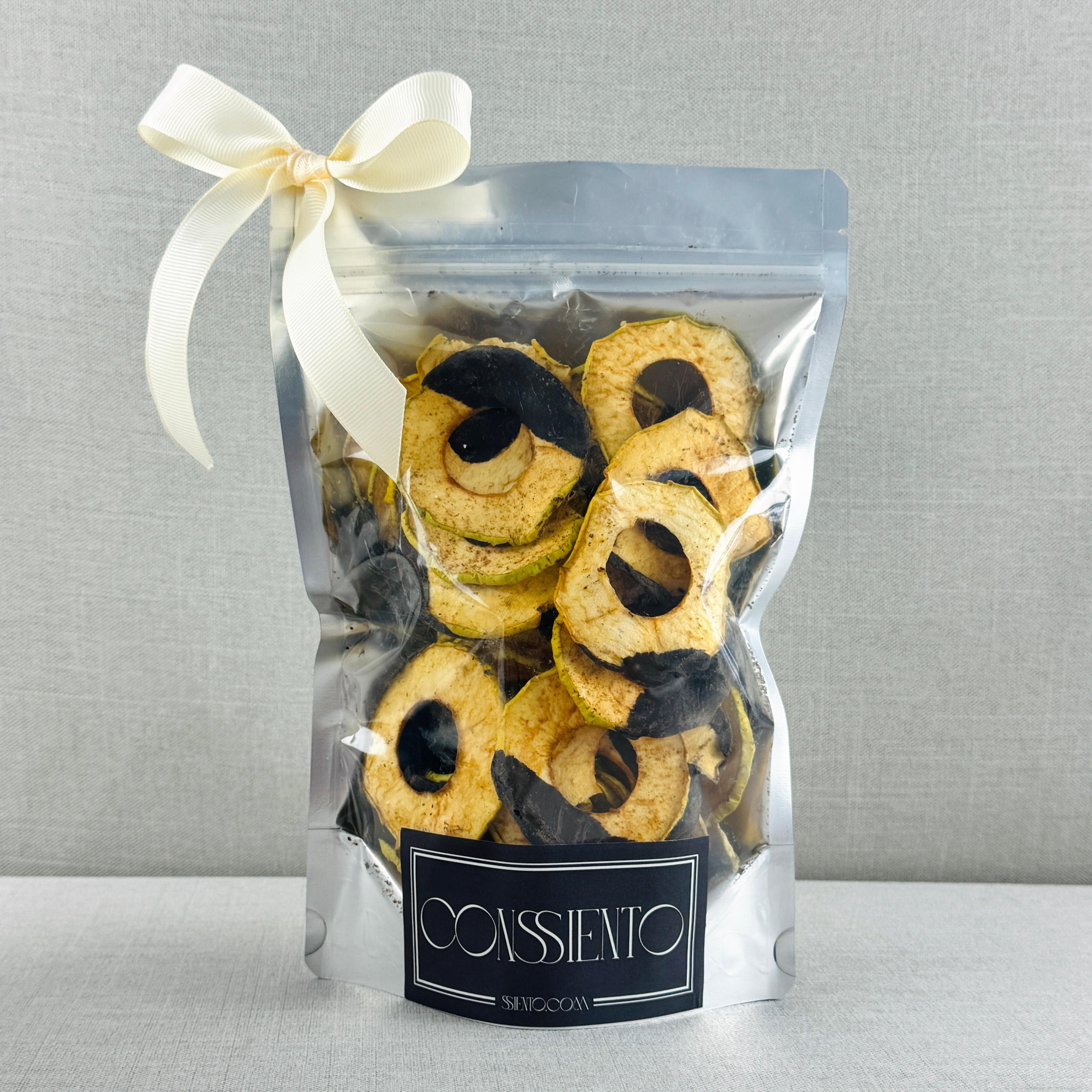 MANZANA DESHIDRATADA CON CHOCOLATE