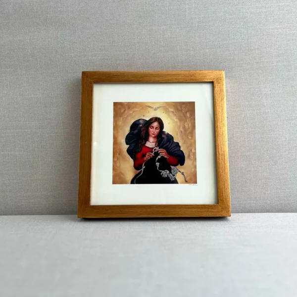 CUADRO VIRGEN DESATANUDOS ANTONIA CANTÚ - Imagen 3