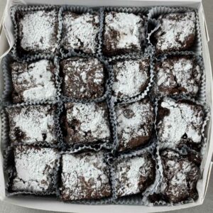 BROWNIES CON AZUCAR GLASS