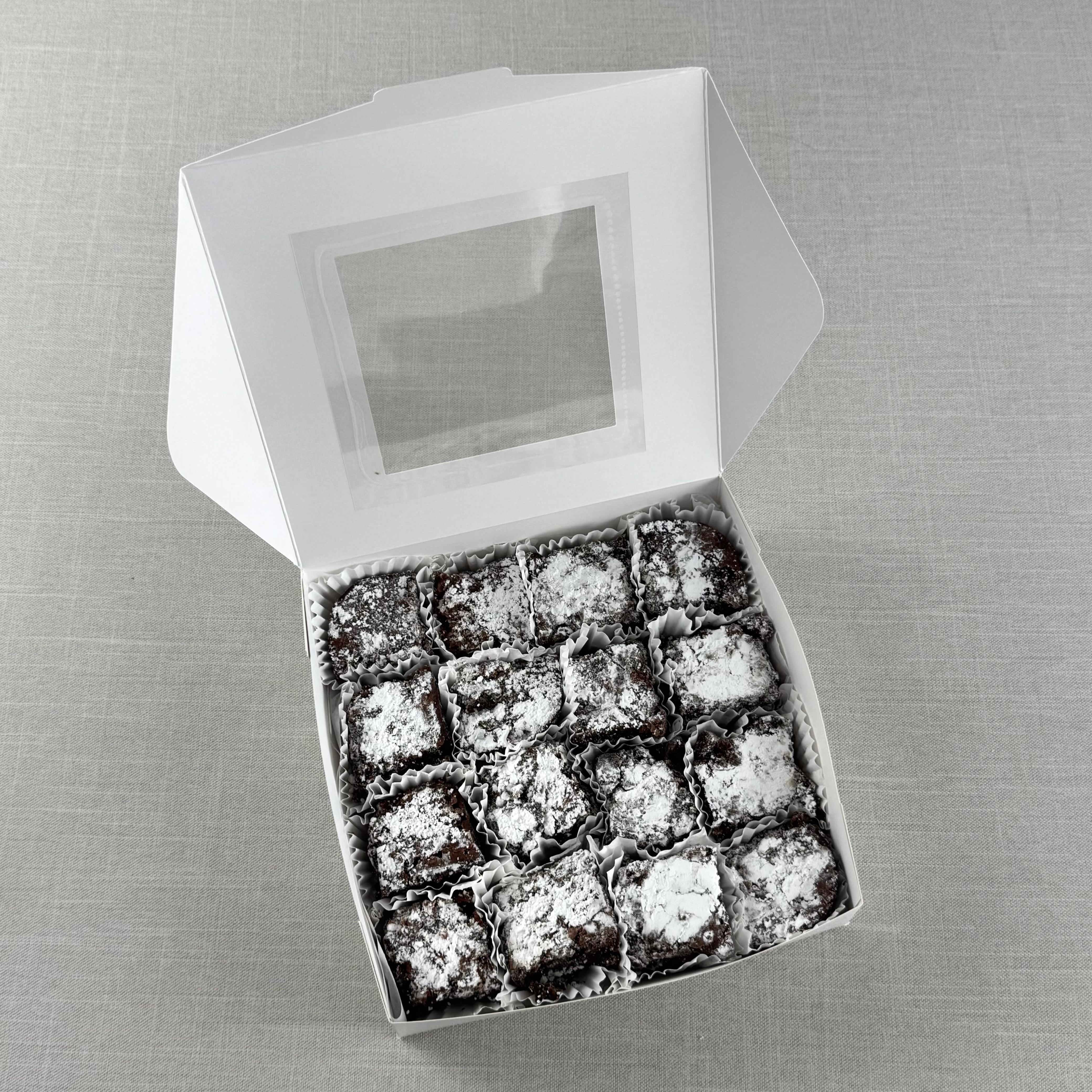 BROWNIES CON AZUCAR GLASS