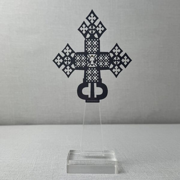 CRUZ DE ACRÍLICO MINI HUMO – PAQUETE 10 PIEZAS