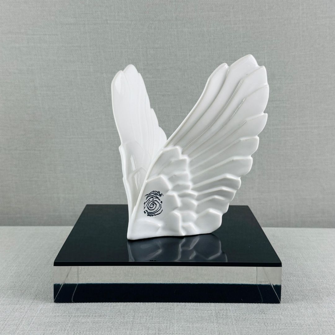 BASE DE ACRÍLICO NEGRO PARA LAS ALAS-ABRAZOS DEL CIELO