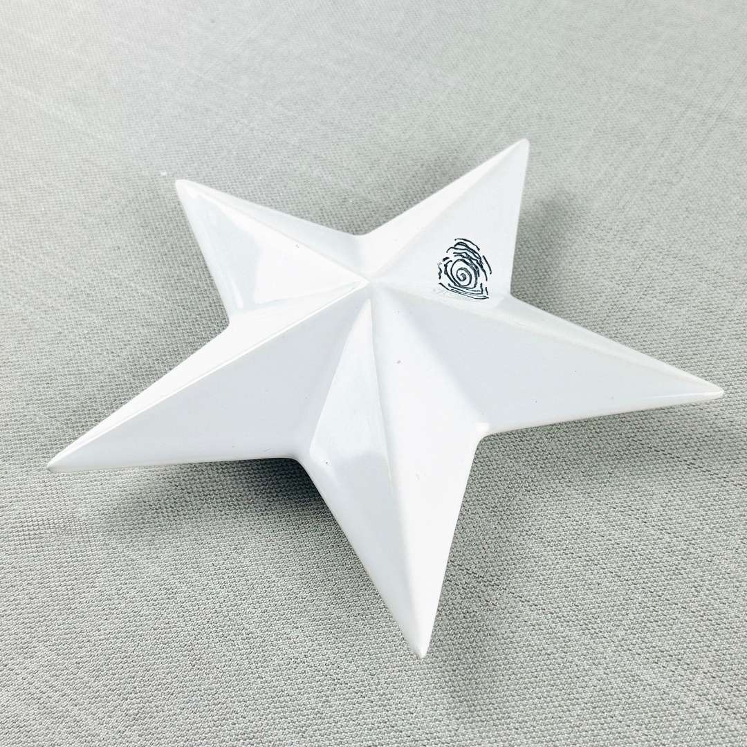 detalle artesanal de la estrella abrazos del cielo ssiento