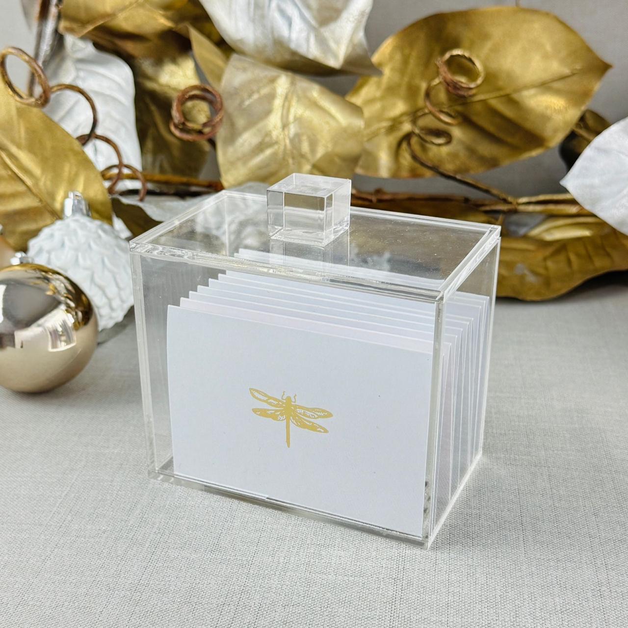 CAJA TARJETERO DE ACRÍLICO