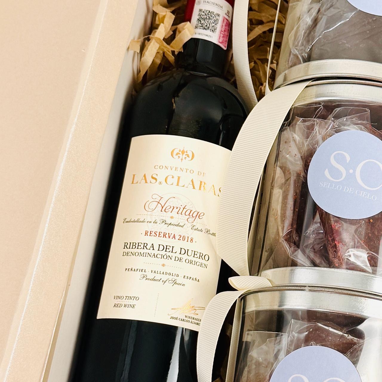 CAJA GOURMET PARA MAMÁ CON DURAZNOS - Imagen 3