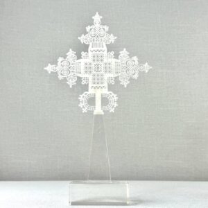 CRUZ DE ACRÍLICO NACARADA